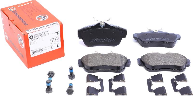 Zimmermann 24578.165.2 - Brake Pad Set, disc brake www.parts5.com