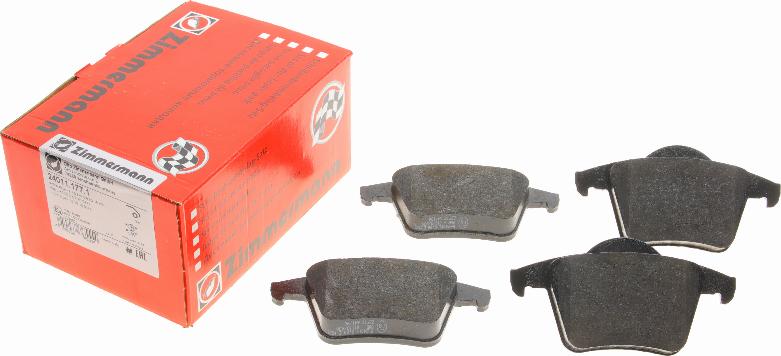 Zimmermann 24011.177.1 - Brake Pad Set, disc brake www.parts5.com