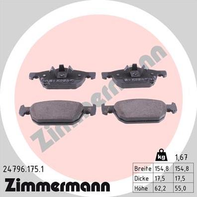 Zimmermann 24796.175.1 - Jarrupala, levyjarru www.parts5.com