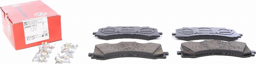 Zimmermann 25908.170.2 - Brake Pad Set, disc brake www.parts5.com