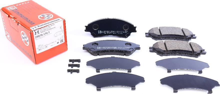 Zimmermann 25979.170.1 - Brake Pad Set, disc brake www.parts5.com