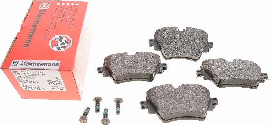 Zimmermann 25617.185.1 - Brake Pad Set, disc brake www.parts5.com