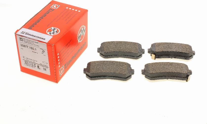 Zimmermann 25677.160.1 - Brake Pad Set, disc brake www.parts5.com