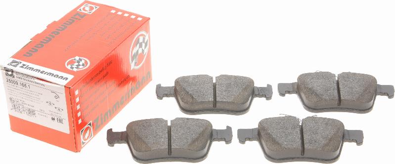 Zimmermann 25009.165.1 - Brake Pad Set, disc brake www.parts5.com