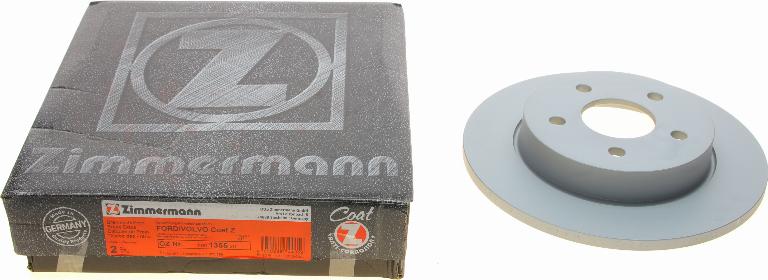 Zimmermann 250.1355.20 - Féktárcsa www.parts5.com