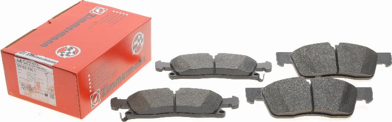 Zimmermann 25192.190.1 - Brake Pad Set, disc brake parts5.com