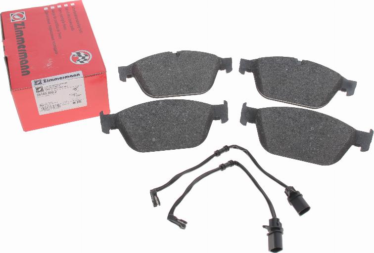 Zimmermann 25160.200.2 - Sada brzdových destiček, kotoučová brzda www.parts5.com