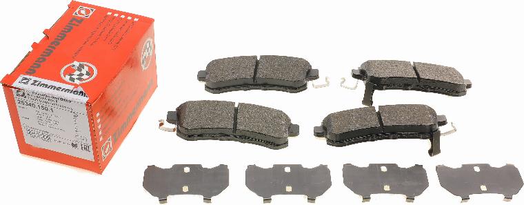 Zimmermann 25340.150.1 - Brake Pad Set, disc brake www.parts5.com