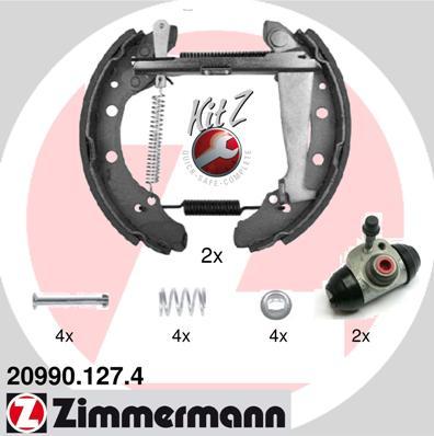 Zimmermann 20990.127.4 - Komplet kočnih čeljusti www.parts5.com