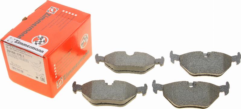 Zimmermann 20180.170.1 - Brake Pad Set, disc brake parts5.com