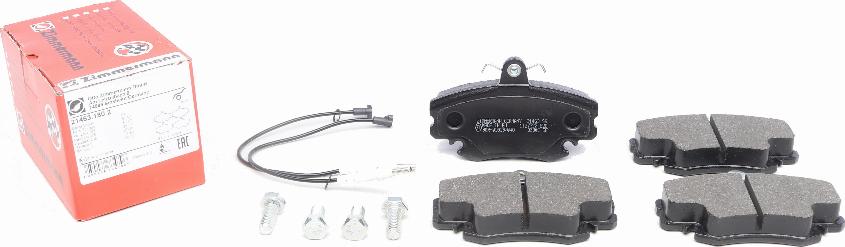 Zimmermann 21463.180.2 - Sada brzdových platničiek kotúčovej brzdy www.parts5.com