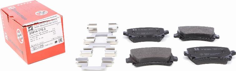 Zimmermann 23914.170.3 - Brake Pad Set, disc brake parts5.com