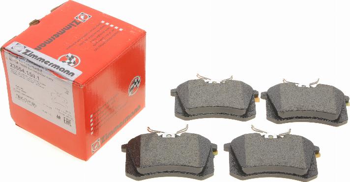 Zimmermann 23554.150.1 - Sada brzdových destiček, kotoučová brzda www.parts5.com