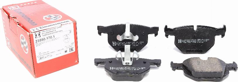 Zimmermann 23550.170.1 - Brake Pad Set, disc brake www.parts5.com