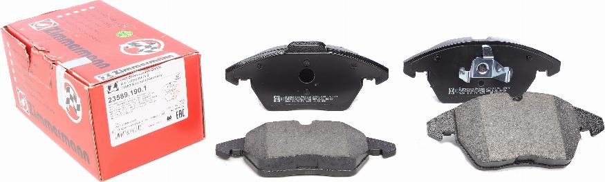 Zimmermann 23589.190.1 - Brake Pad Set, disc brake parts5.com