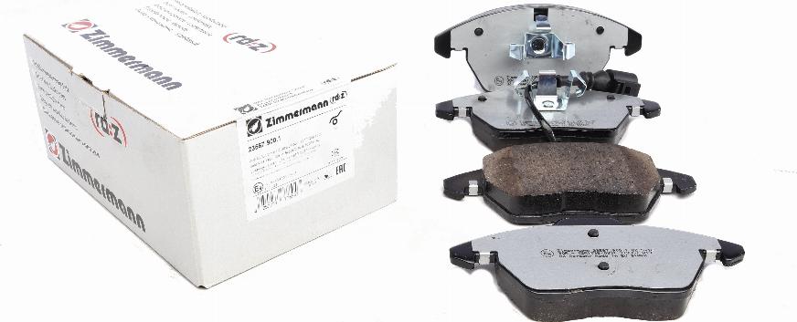 Zimmermann 23587.900.1 - Σετ τακάκια, δισκόφρενα www.parts5.com