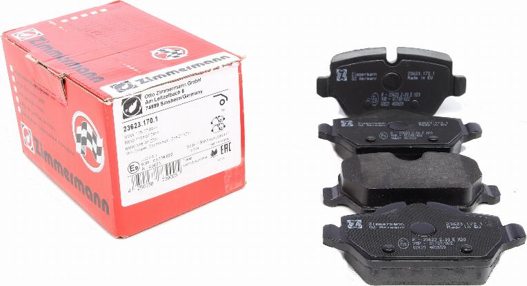 Zimmermann 23623.170.1 - Brake Pad Set, disc brake parts5.com