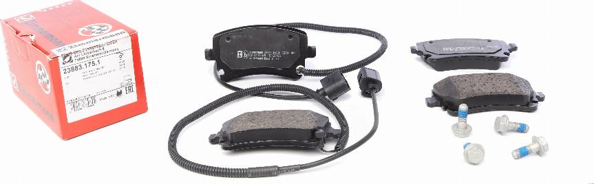 Zimmermann 23883.175.1 - Brake Pad Set, disc brake www.parts5.com