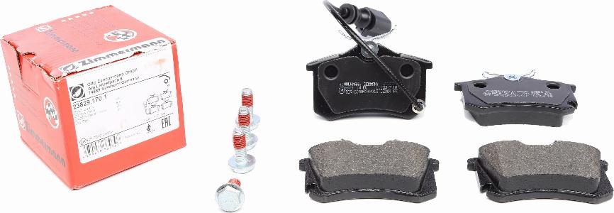 Zimmermann 23829.170.1 - Brake Pad Set, disc brake parts5.com