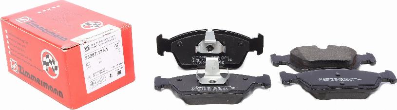 Zimmermann 23287.175.1 - Brake Pad Set, disc brake www.parts5.com