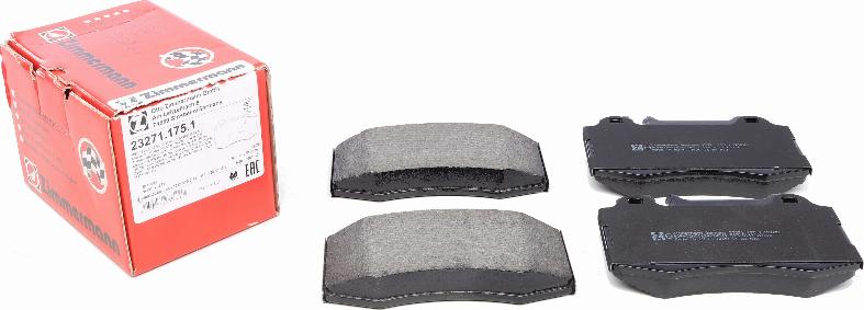 Zimmermann 23271.175.1 - Brake Pad Set, disc brake www.parts5.com