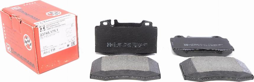 Zimmermann 23745.175.1 - Brake Pad Set, disc brake www.parts5.com