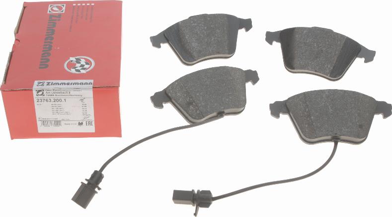 Zimmermann 23763.200.1 - Brake Pad Set, disc brake www.parts5.com