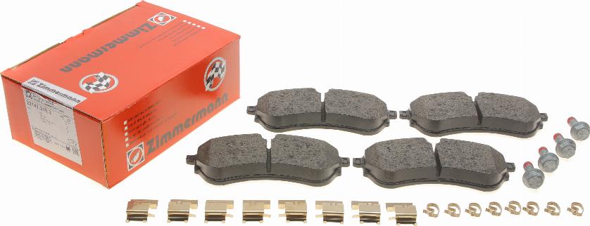 Zimmermann 22147.210.2 - Brake Pad Set, disc brake www.parts5.com