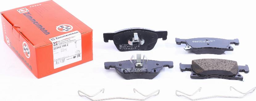 Zimmermann 22342.198.2 - Brake Pad Set, disc brake www.parts5.com