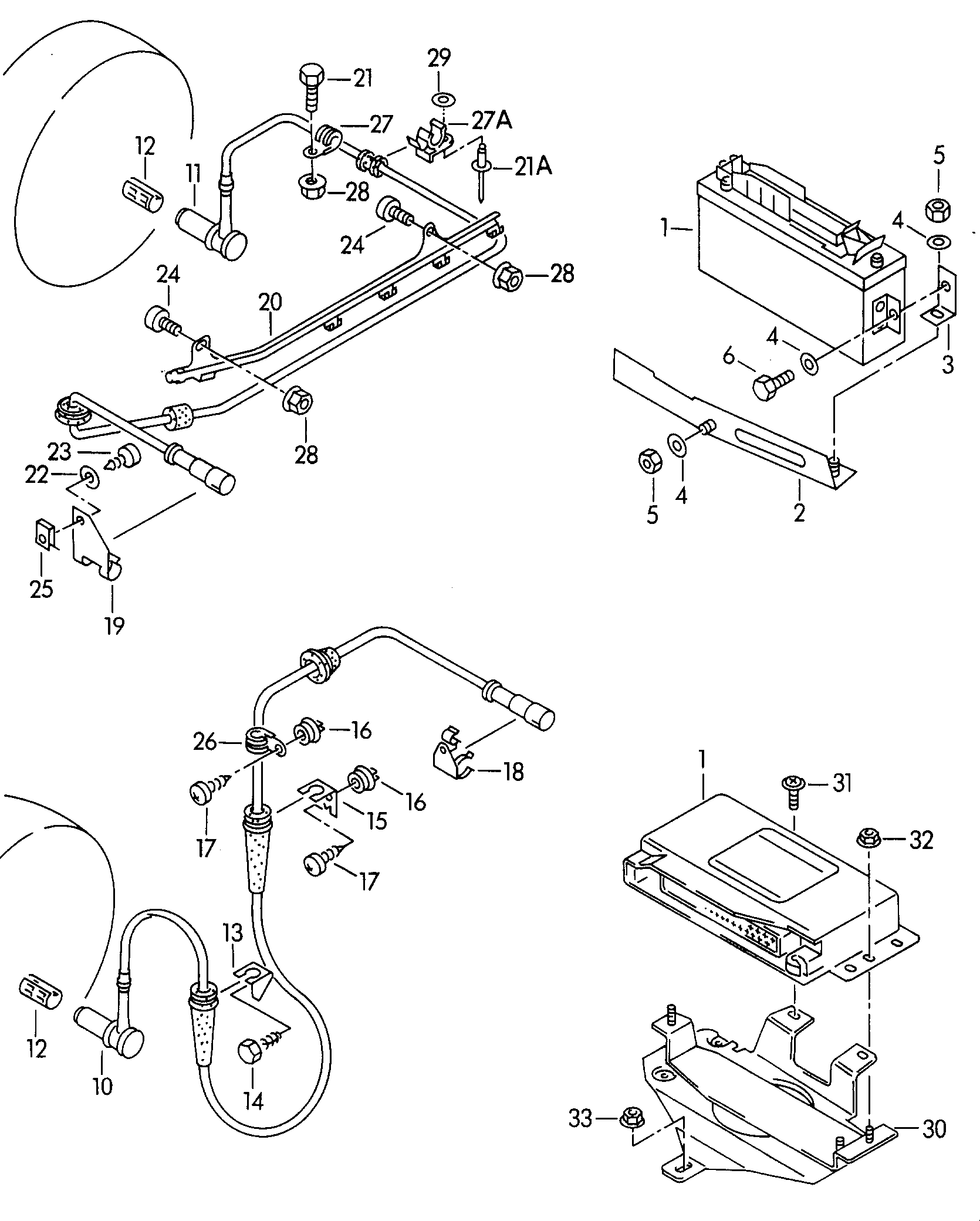 AUDI 443 927 817 - Fikseerimishülss, rattapöörete andur www.parts5.com