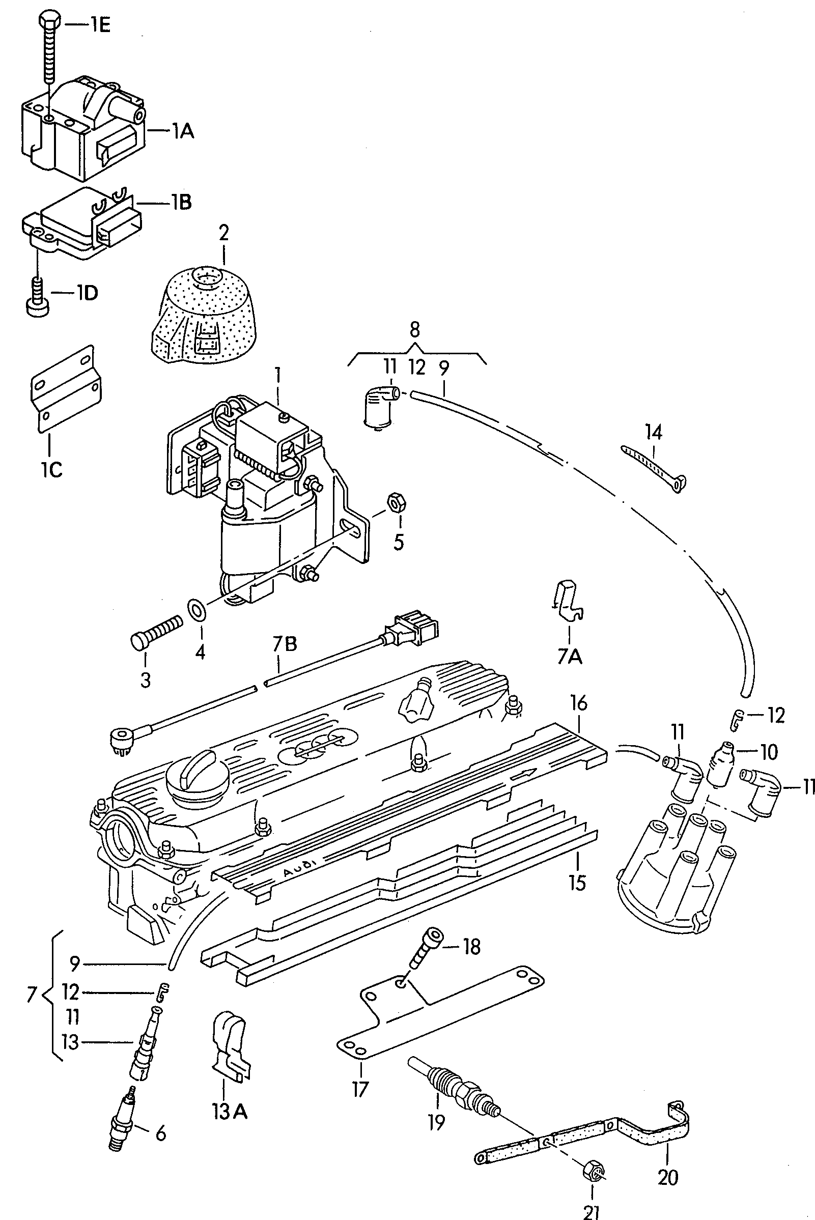 VAG 101 000 033 AB - Запалителна свещ www.parts5.com