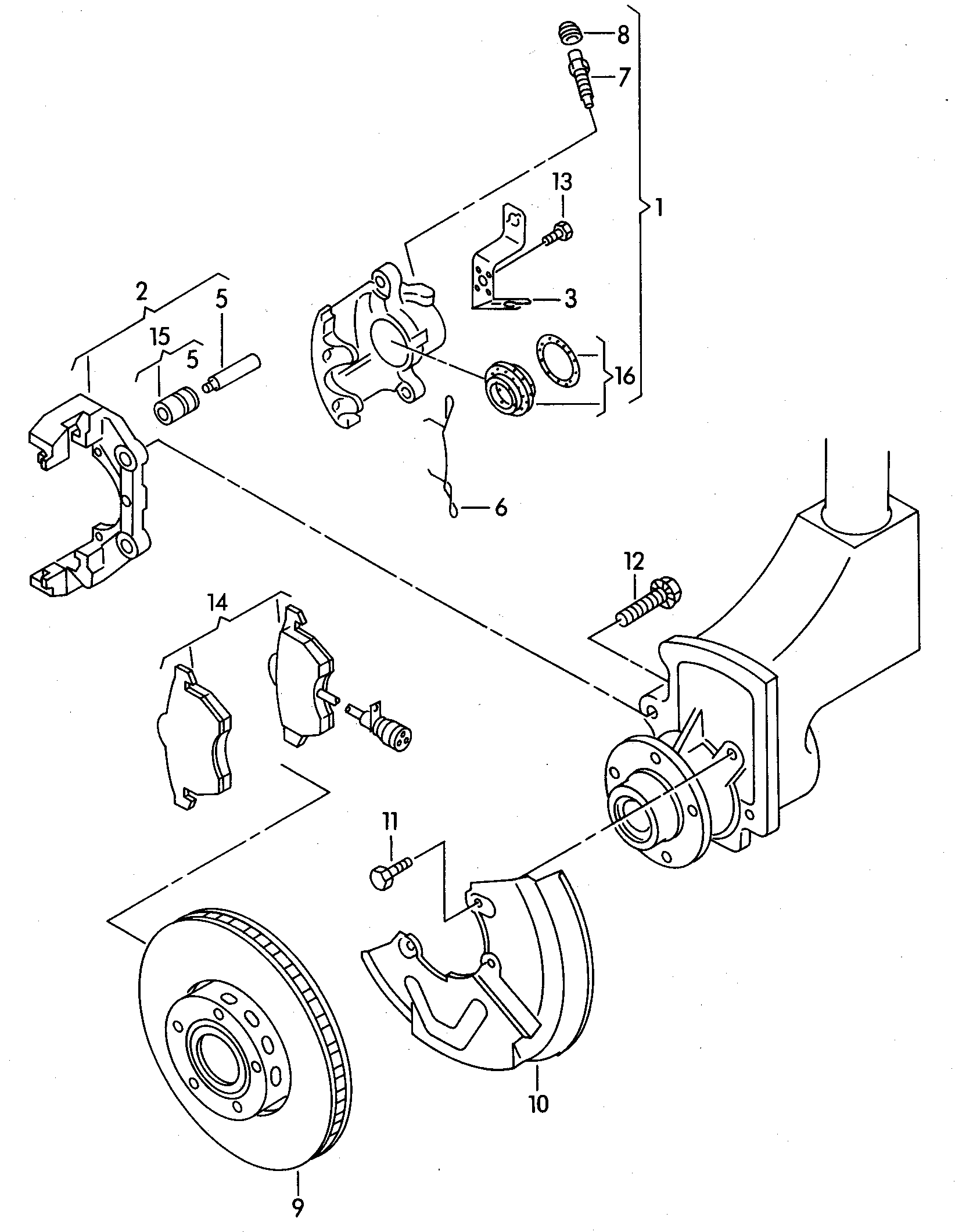 VAG 4A0 615 301 C - Féktárcsa www.parts5.com