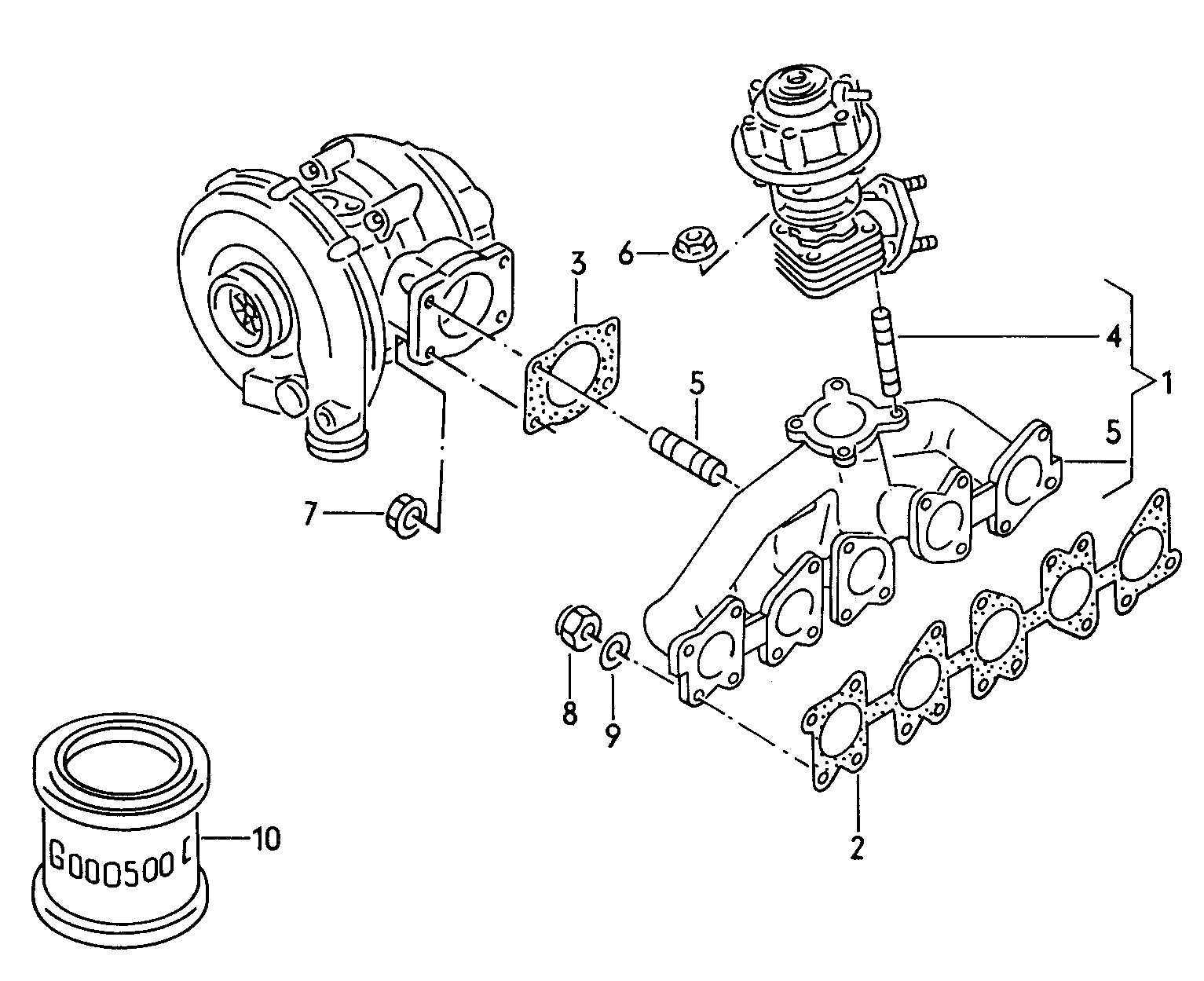 VAG N  10169301 - Poulie-tendeur, courroie de distribution www.parts5.com