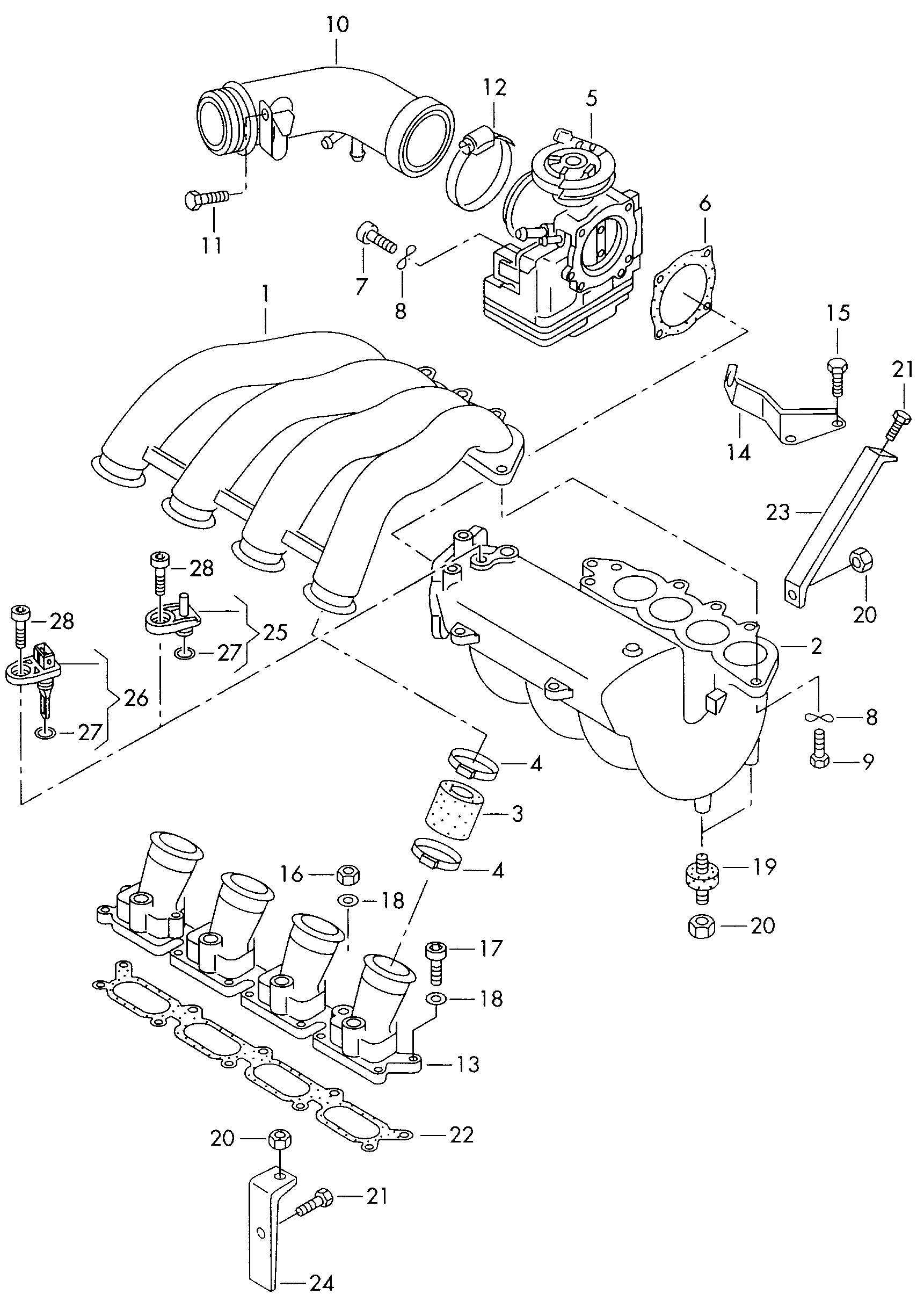 VAG 058905379 - Senzor,temperatura aer admisie www.parts5.com