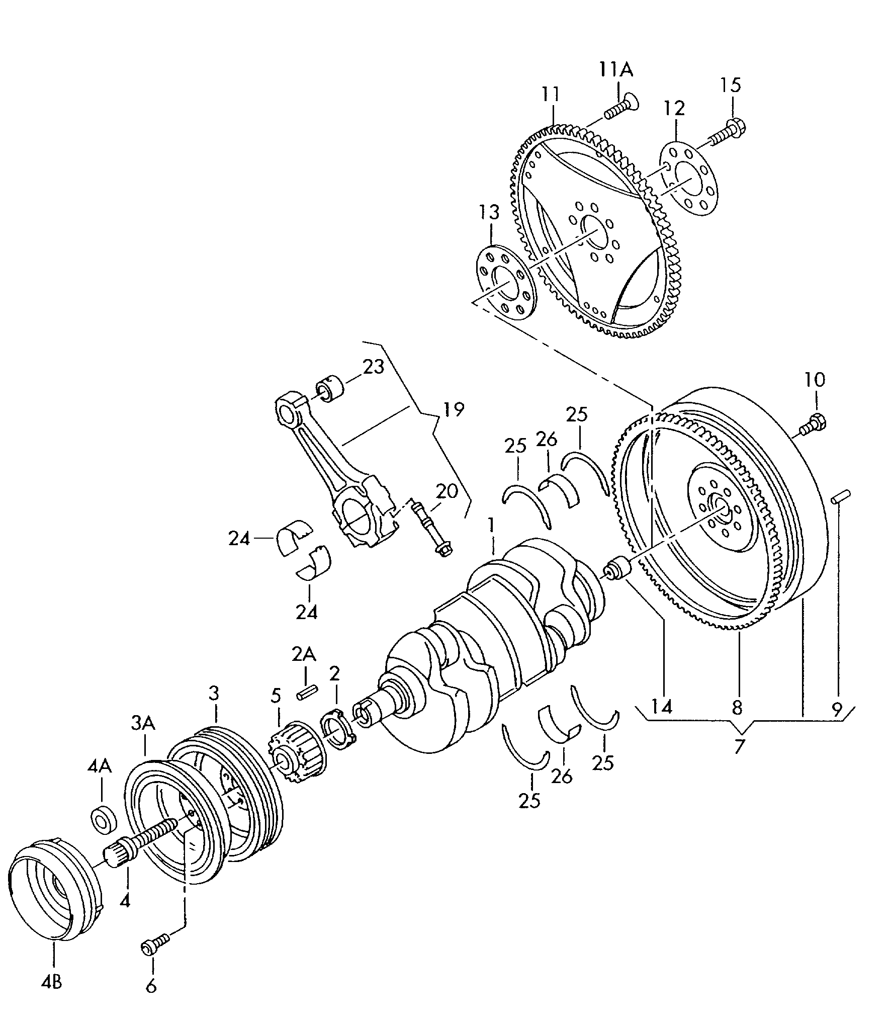 AUDI 078 105 251 R - Шкив коленчатого вала www.parts5.com