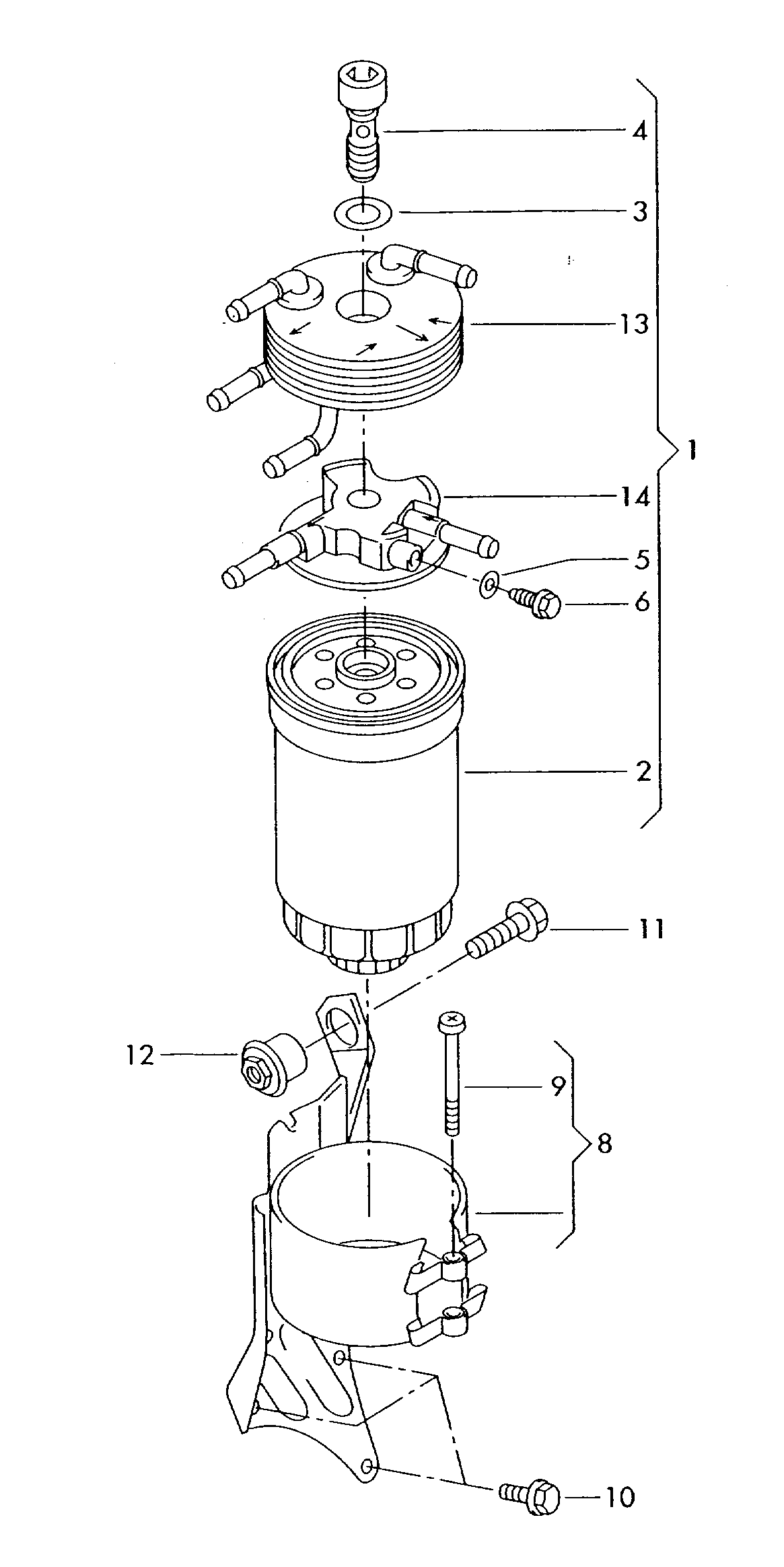 VAG 8D0127435 - Üzemanyagszűrő www.parts5.com