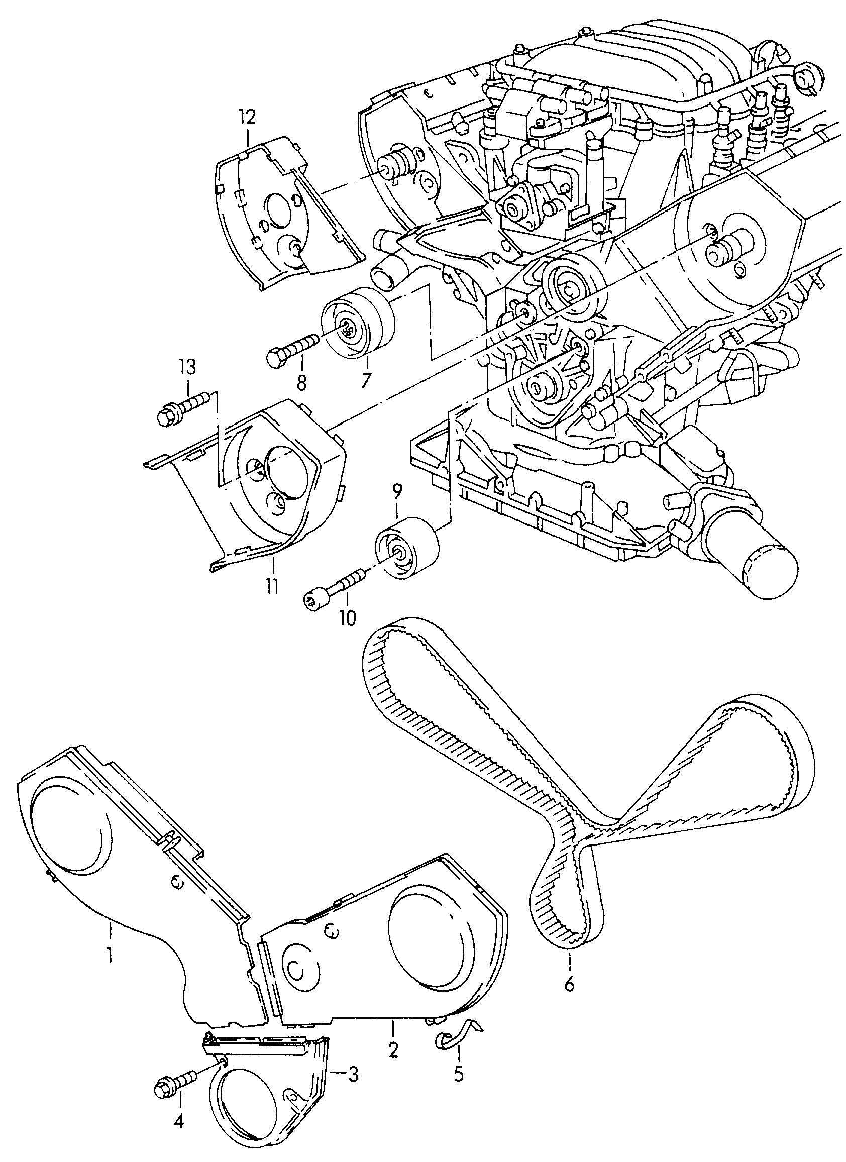 Seat 078 109 243 K - Spannrolle, Zahnriemen www.parts5.com