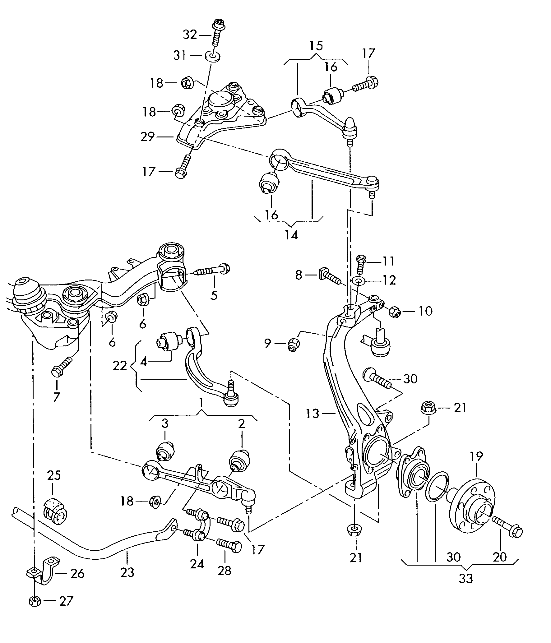 Seat 8D0407515C - Bush of Control / Trailing Arm parts5.com