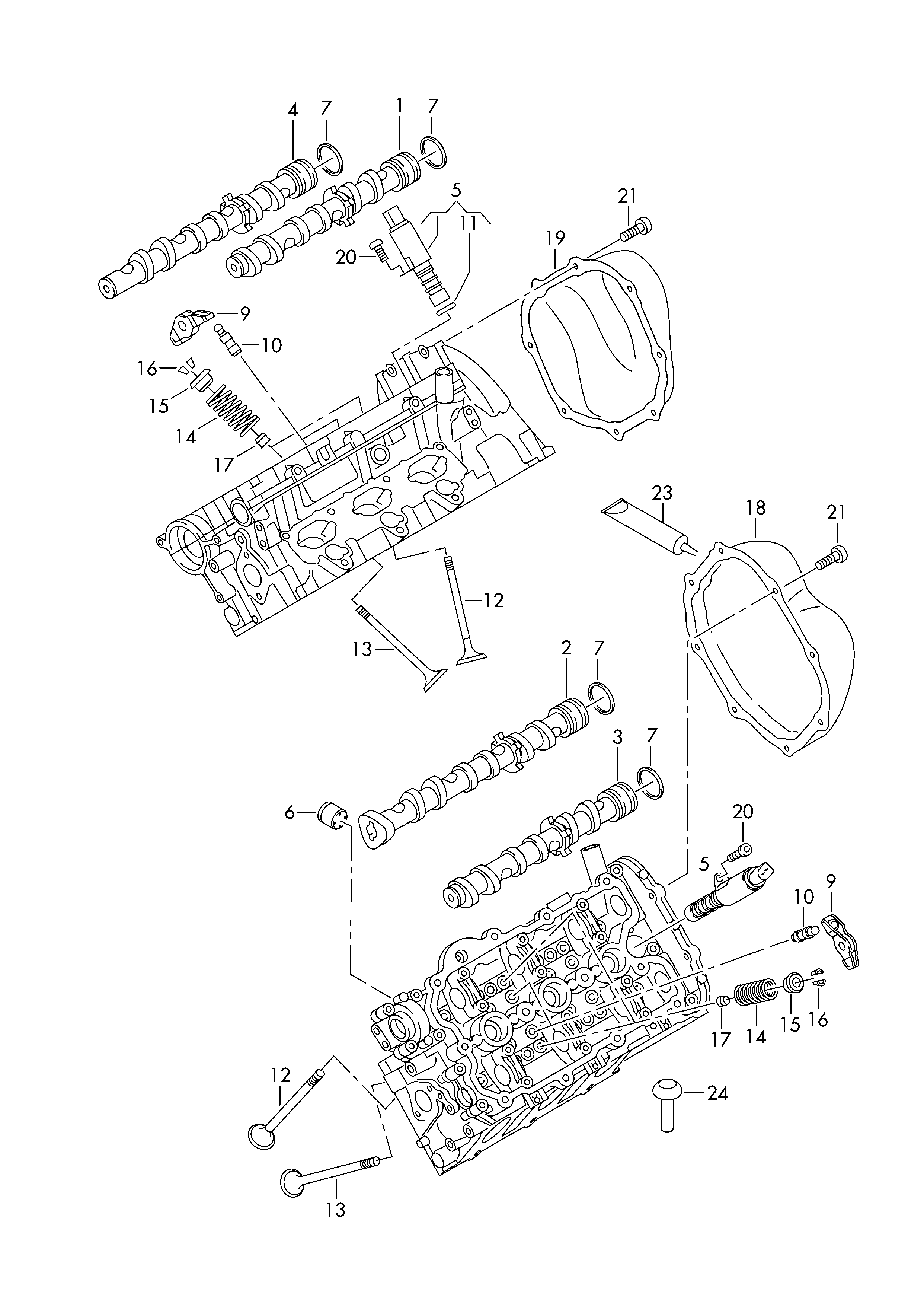 Seat 06E 109 257 F - Control Valve, camshaft adjustment parts5.com