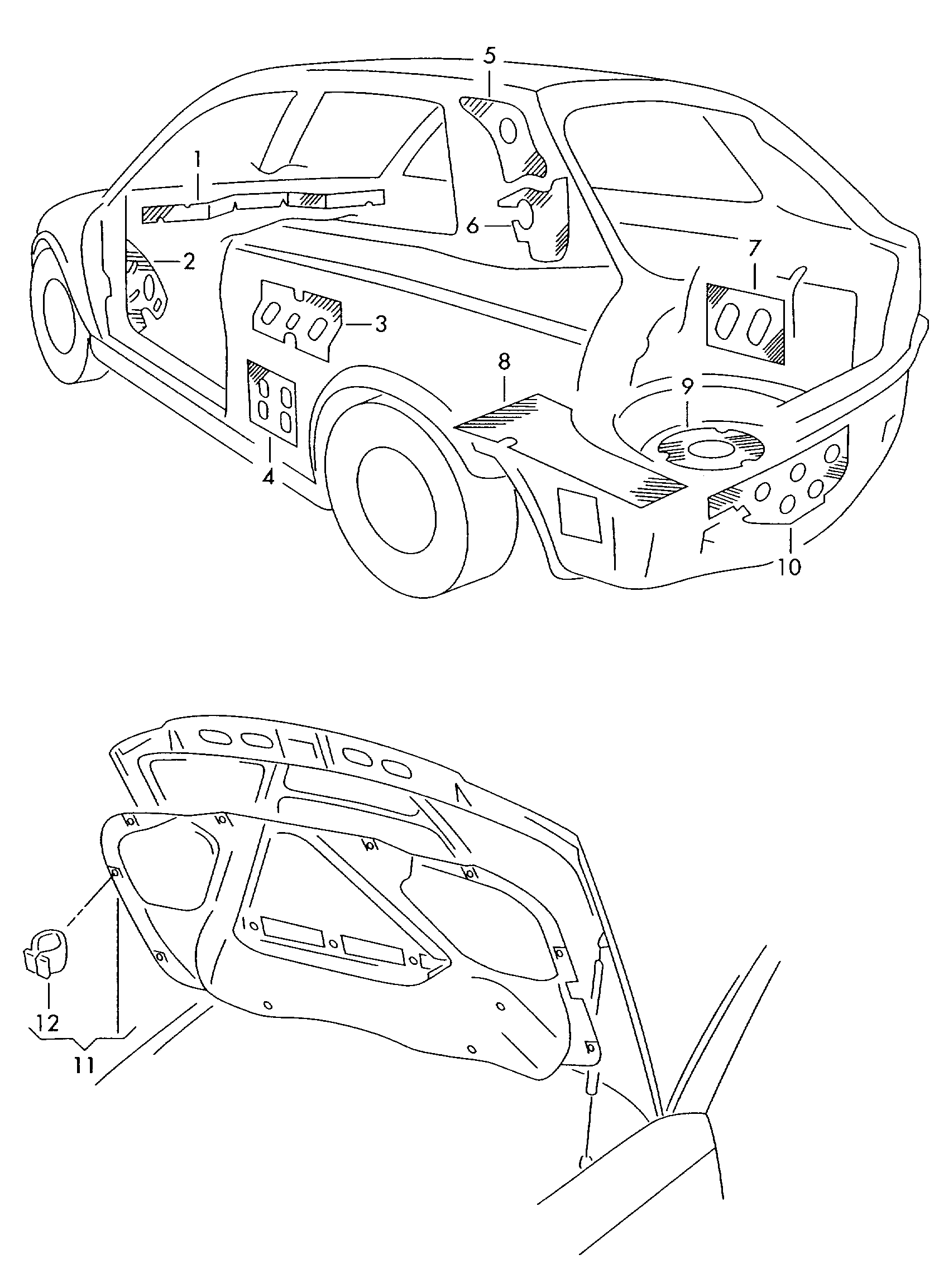 Seat 8E0 863 727A - Príchytka www.parts5.com