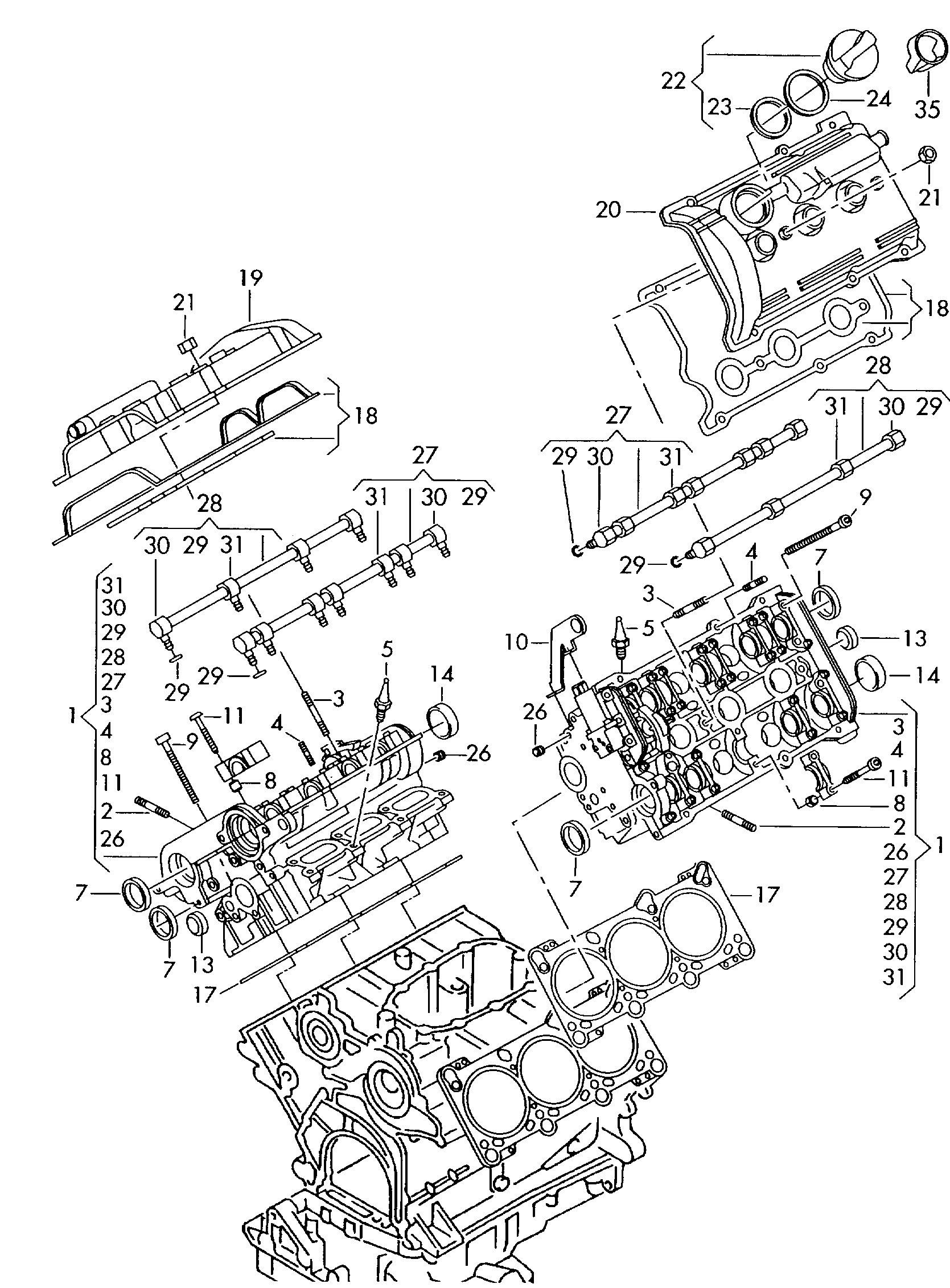 VAG 078103383K - Gasket, cylinder head parts5.com