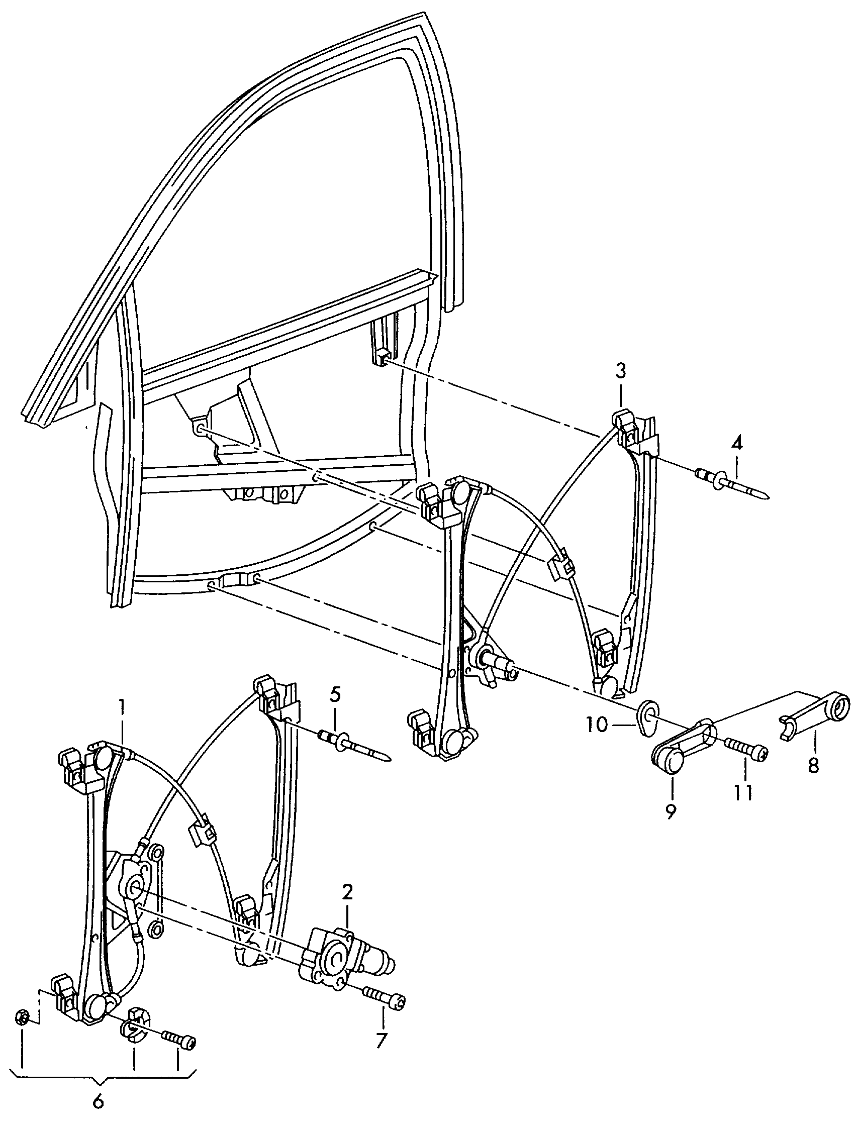 AUDI 4B0 837 461 - Lasinnostin www.parts5.com