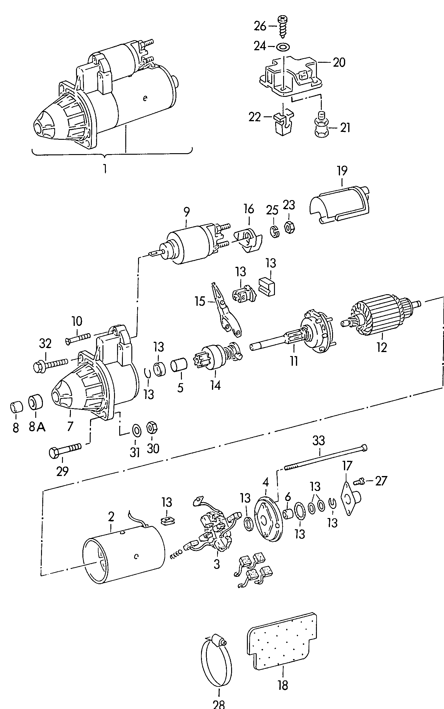 AUDI 034911023 X - Starter www.parts5.com