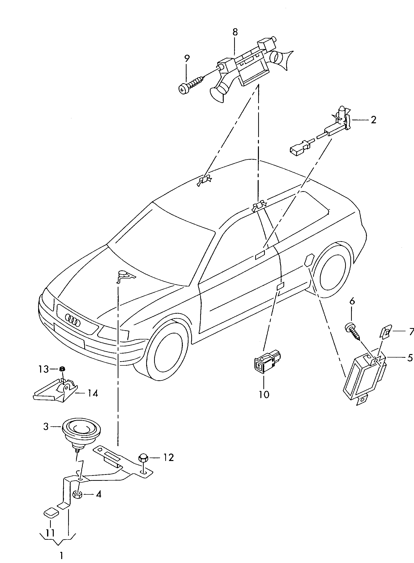 VW 6N0951101 - Fanfare www.parts5.com