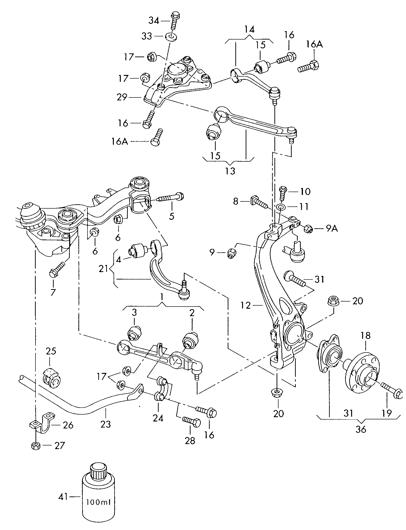 Seat 4B0 407 613 B - Kerékagy www.parts5.com