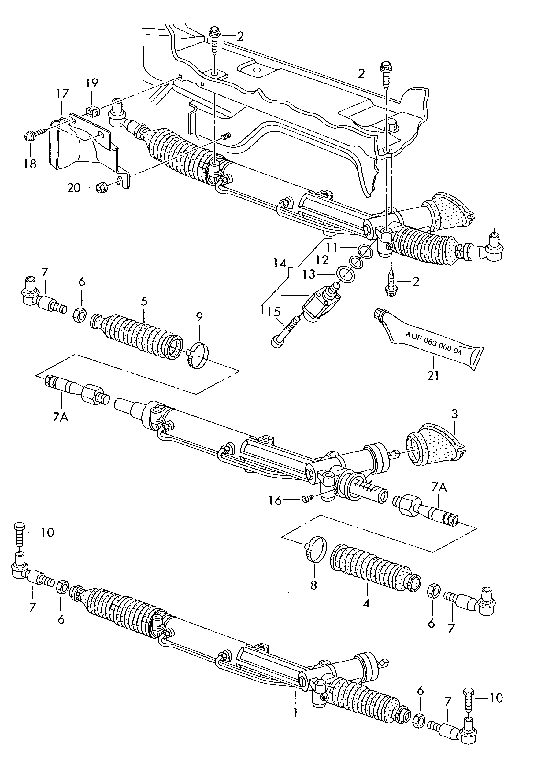 VAG 4B0 422 875 - Μπάρα τιμονιού www.parts5.com