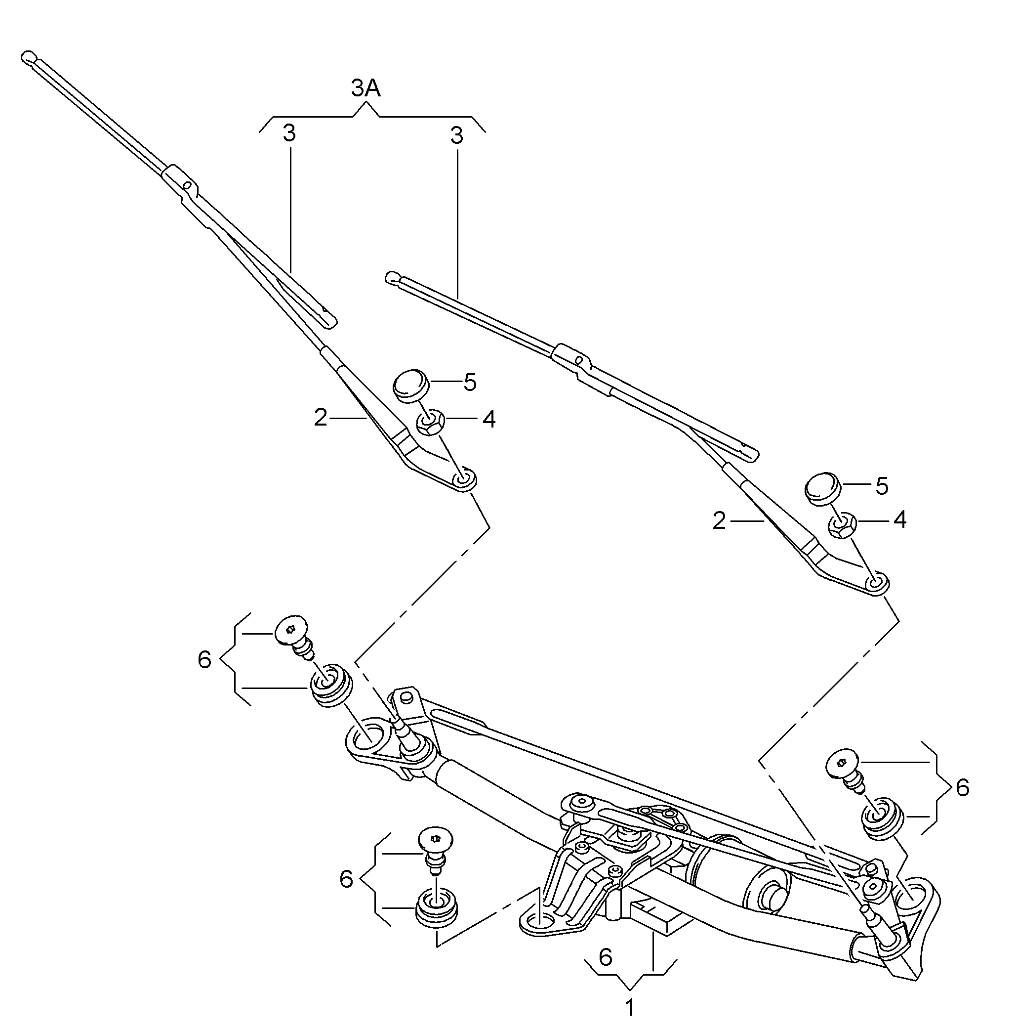 VAG 8V1998002A - Wiper Blade www.parts5.com