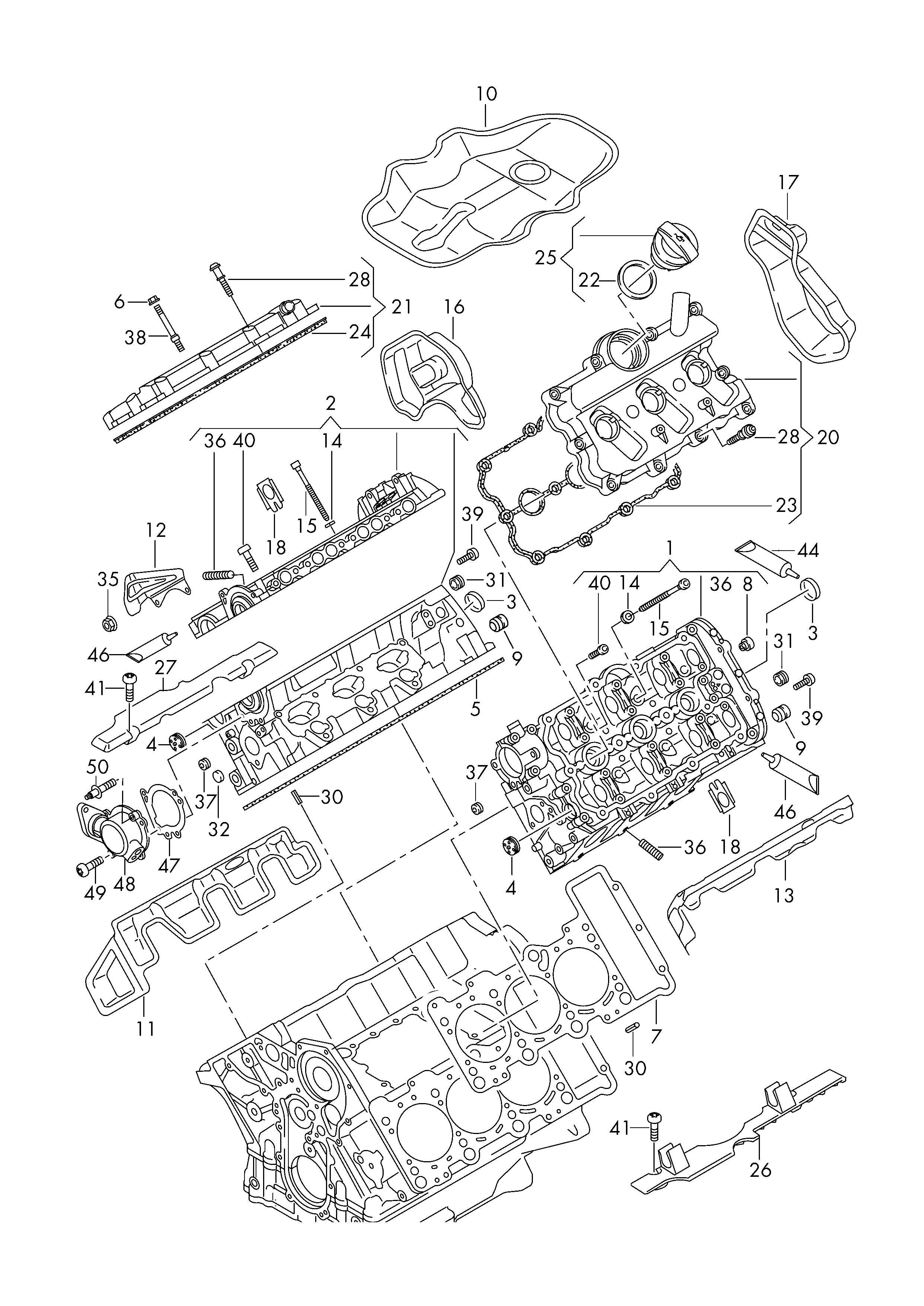 VW 06E 103 484 N - Uszczelka, pokrywa głowicy cylindrów www.parts5.com