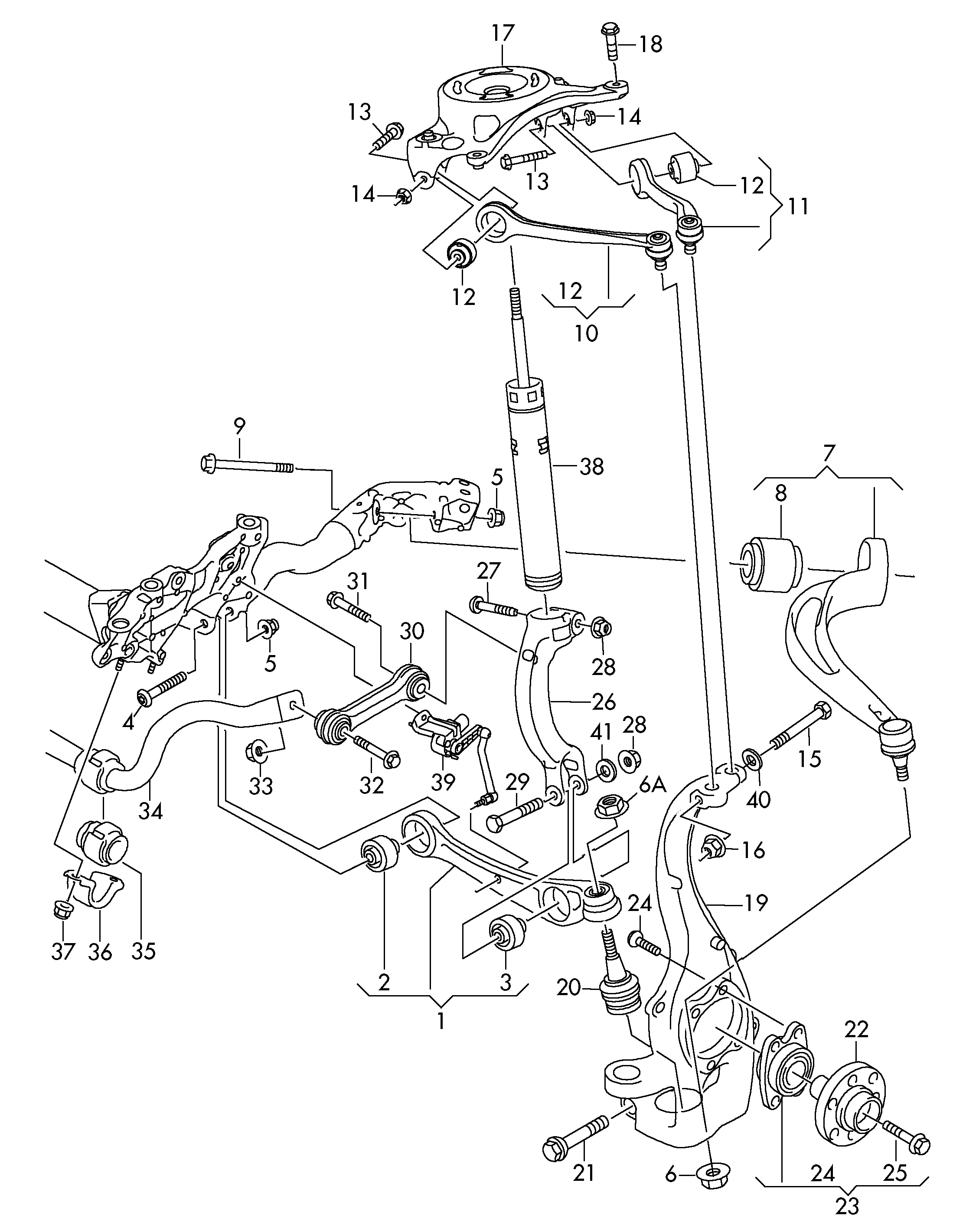 VAG 8K0 407 151D - Lengőkar, kerékfelfüggesztés www.parts5.com