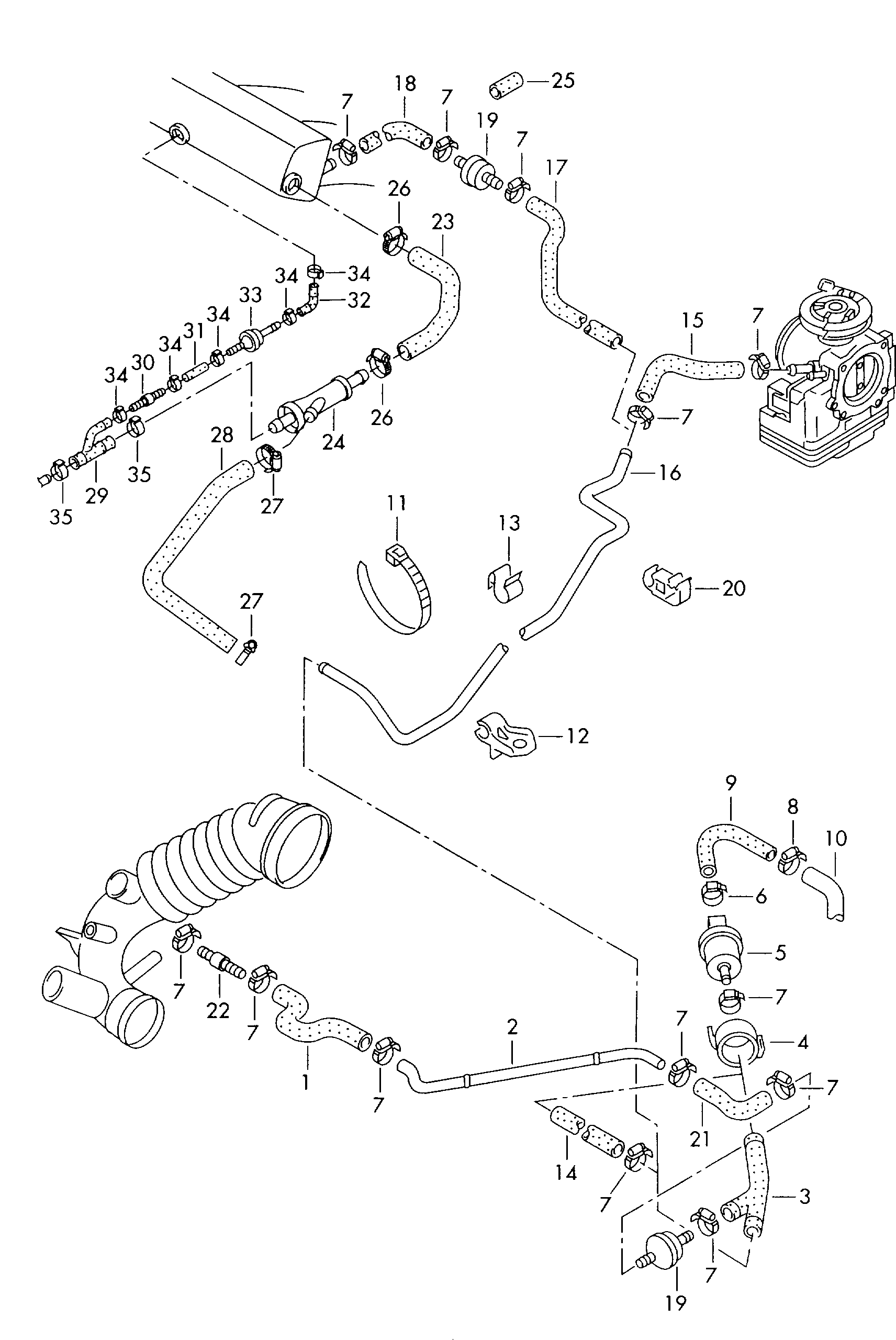 AUDI 058 905 291 - Control Valve, air intake www.parts5.com